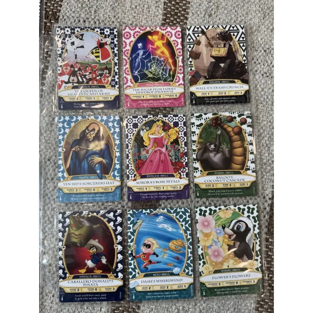 Disney Sorcerers Of The Magic Kingdom SOTMK Cards 1-45